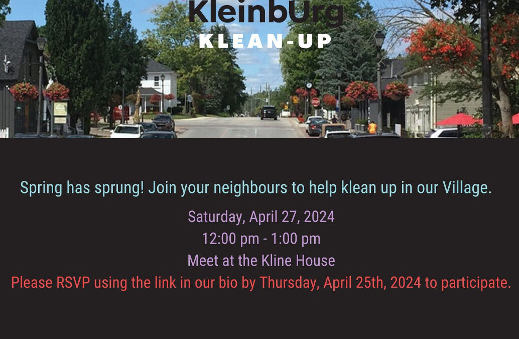 Kleinburg Klean Up 2024